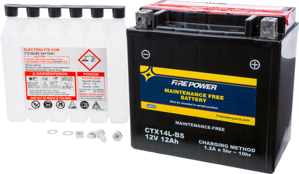 Battery Ctx14l Bs Maintenance Free