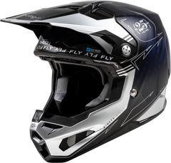 FLY RACING Formula S Carbon Legacy Helmet - Blue Carbon/Silver - Part 73-4448L