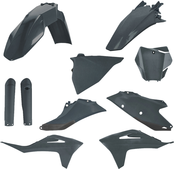 ACERBIS Full Plastic Kit Gas Grey Metallic - Part Number 2872797297