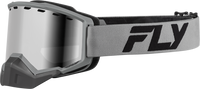 Focus Snow Goggle Silver/Char W/ Silver Mirror/Smoke Lens