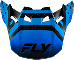 FLY RACING Formula Cc Tektonic Visor Black/Blue/Red XL/2X - Stylish Protection