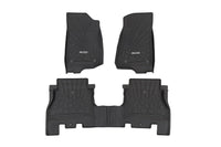 Rough Country | Flex Fit Floor Mats | FR & RR | 4 Door | Jeep Wrangler Unlimited 4WD (18-26) | FF-60112