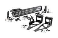 Rough Country | LED Light Kit | Bumper Mount | 20" Black Dual Row | Ford F-250/F-350 Super Duty (05-07) | 70665