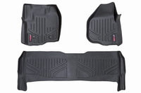 Rough Country | Floor Mats | FR & RR | Raised FR Pedal | Ford F-250/F-350 Super Duty (12-16) | M-51213