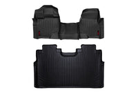 Rough Country | Floor Mats | FR & RR | Over Hump | Ford F-150 (15-26)/F-150 Lightning (22-26)/Raptor (17-26)  | M-51153