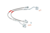 Rough Country | Brake Lines | Stainless | FR | 4-6" Lift | Ford Bronco/F-150 4WD (1980-1996) | 89310S