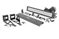 Rough Country | LED Light Kit | Bumper | 20" Chrome Dual Row | Amber DRL | Ford F-250/F-350 Super Duty (05-07) | 70664DRLA