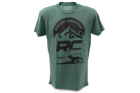 Rough Country | Rough Country T-Shirt | RC Mountains | Forest Green | 2XL | 840942XL