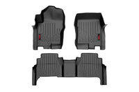 Rough Country | Floor Mats | FR & RR | Crew Cab | Nissan Frontier 2WD/4WD (2008-2021) | M-80513