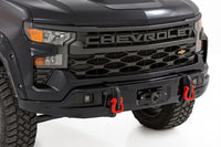Rough Country | Front FXS Bumper | 12000S | GBA Black | Chevy Silverado 1500 2WD/4WD (23-26) | 13007-GBA