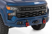 Rough Country | Front FXS Bumper | 12000S | GJV Riptide Blue | Chevy Silverado 1500 (23-26) | 13007-GJV
