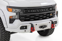 Rough Country | Front FXS Bumper | 12000S | GAZ Summit White | Chevy Silverado 1500 (23-26) | 13007-GAZ