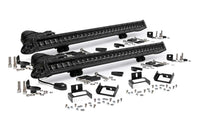 Rough Country | LED Light Kit | Grill Mount | 30" Black Single Row Pair | Ford F-250/F-350 Super Duty (11-16) | 70771