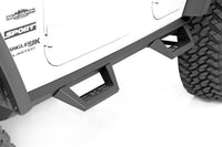 Rough Country | Contoured Drop Steps | 4 Door | Jeep Wrangler Unlimited 2WD/4WD (2007-2018) | 90765B