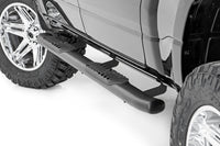 Rough Country | Oval Nerf Step | Crew Cab | Black | Ram 1500 (19-26)/1500 TRX (21-24)  | 21004