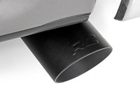 Rough Country | Exhaust Tip | Black | RC Logo | 2.5-3.125 Inch Pipe | 96004A