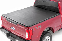 Rough Country | Soft Tri-Fold Bed Cover | 6'10" Bed | Ford F-250/F-350 Super Duty (17-26) | 41517650A
