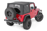 Rough Country | Soft Top | Replacement | Black | Half Doors | Jeep Wrangler TJ 4WD (97-06) | RC85350.35