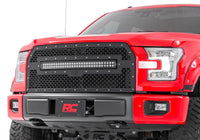 Rough Country | Mesh Grille | 30" Dual Row LED | Black | Ford F-150 2WD/4WD (2015-2017) | 70193