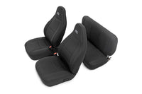 Rough Country | Seat Covers | Front and Rear | Jeep Wrangler TJ (03-06)/Wrangler Unlimited (04-06)  | 91001