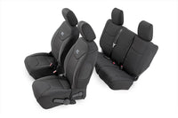 Rough Country | Seat Covers | Front and Rear | Jeep Wrangler Unlimited 4WD (2011-2012) | 91003