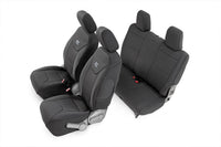 Rough Country | Seat Covers | Front and Rear | Jeep Wrangler JK 4WD (2007-2010) | 91005