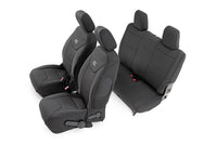 Rough Country | Seat Covers | Front and Rear | Jeep Wrangler JK 4WD (2011-2012) | 91006
