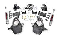 Rough Country | Lowering Kit | Knuckle | 2"FR | 4"RR | Chevy/GMC 1500 (07-14) | 721.20