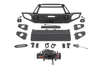 Rough Country | Front Winch Bumper | 9500S | Jeep Gladiator JT/Wrangler JK & JL/Wrangler Unlimited 4WD | 10660