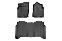 Rough Country | Floor Mats | FR & RR | Crew Cab | Nissan Titan (17-24)/Titan XD (16-24)  | M-81715