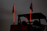 Rough Country | Multi-Color LED | Whip | 4' Long | Pair | 93004