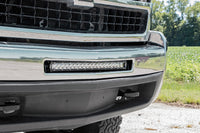 Rough Country | LED Light Mount | Bumper | 20" | Chevy Silverado 1500 (07-13)/Silverado 2500 HD (07-10)  | 70523