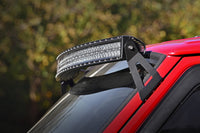 Rough Country | LED Light Mount | Upper Windshield | 50" Curved | Jeep Cherokee XJ (84-01) | 70517