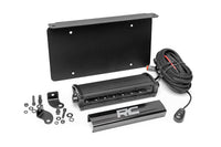 Rough Country | LED Light Kit | License Plate Mount | 8" Single Row Black Series | 70183