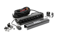 Rough Country | 8 Inch Black Series LED Light Bar | Single Row | 70718BL