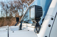Rough Country | Light Mounts | Lower Windshield | Jeep Wrangler JK/Wrangler Unlimited  (07-18) | 6004