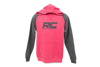 Rough Country | Rough Country Hoodie | Heater | Red/Gray | SM | 84083SM