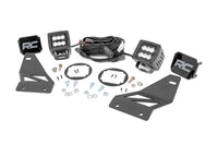 Rough Country | LED Light Kit | Fog Mount | 2" Black Pair | Spot | Nissan Frontier (05-20) | 71023