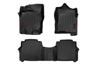 Rough Country | Floor Mats | FR & RR | Crew Cab | Nissan Titan (17-24)/Titan XD (16-24)  | M-81712