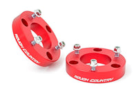 Rough Country | 2 Inch Leveling Kit | Red Spacers | Nissan Titan 2WD/4WD (2004-2024) | 863RED