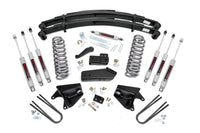 Rough Country | 4 Inch Lift Kit | Quad Front Shocks | Rear Springs | Ford F-150 4WD (80-96) | 52033