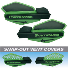 POWERMADD Star Handguard System - Green/Black (Part Number: 34203)