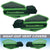 POWERMADD Star Handguard System - Green/Black (Part Number: 34203)