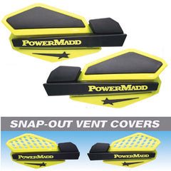 POWERMADD Star Handguard System - Suzuki Yellow/Black (Part Number: 34206)