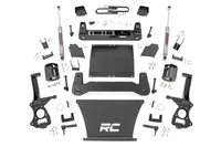Rough Country | 6 Inch Lift Kit | Mono Leaf Rear | Chevy Silverado 1500 4WD (2022-2024) | 21630