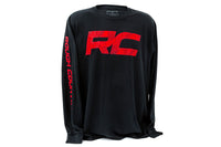 Rough Country | Rough Country Long Sleeve | RC Tread Sleeve | Black| XL | 84099XL
