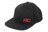 Rough Country | Rough Country Hat | Flat Bill | Red Logo | Black | 84123
