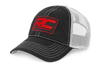 Rough Country | Rough Country Hat | White Mesh | Rough Country Patch | Black/Red | 84125