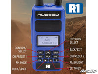Rugged Radios Rugged R1�Business Band Two-Way Handheld Radio�Digital and Analog