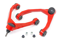 Rough Country | Red Forged Upper Control Arms | 2.5-3.5 Inch Lift | Chevy/GMC 1500 Truck & SUV (07-18 & Classic) | 19401ARED